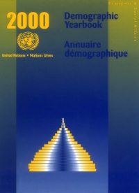 Cover image: United Nations Demographic Yearbook 2000, Fifty-second issue/Nations Unies Annuaire Démographique, Cinquante-deuxième édition 9789210510912