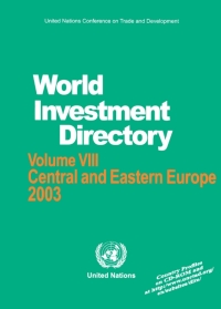 صورة الغلاف: World Investment Directory 2003 9789211125986