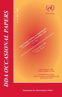 Cover image: UNODA Occasional Papers No.12 9789211422566