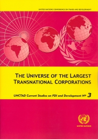 Imagen de portada: The Universe of the Largest Transnational Corporations 9789211127157