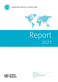 Imagen de portada: Report of the International Narcotics Control Board for 2023 9789210030526