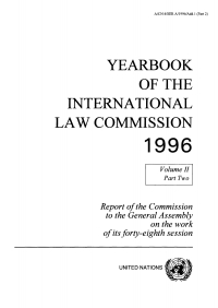 Imagen de portada: Yearbook of the International Law Commission 1996, Vol.II, Part 2 9789211336009