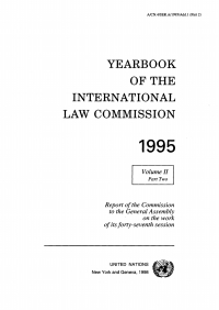 Cover image: Yearbook of the International Law Commission 1995, Vol.II, Part 2 9789211335194