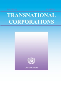 Cover image: Transnational Corporations Vol.24 No.2, August 2015 9789211129182