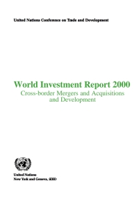 Cover image: World Investment Report 2000 9789211124903