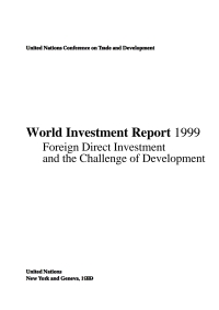 Cover image: World Investment Report 1999 9789211124408