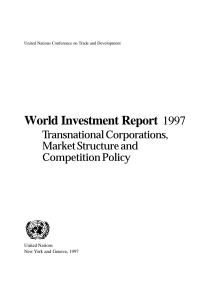 Cover image: World Investment Report 1997 9789211124132