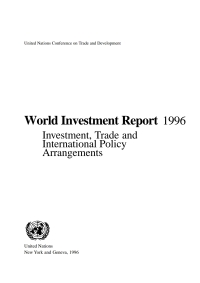 Cover image: World Investment Report 1996 9789211044683