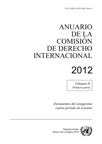 Immagine di copertina: Anuario de la Comisión de Derecho Internacional 2012, Vol. II, Parte 1 9789213334669