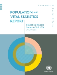 Imagen de portada: Population and Vital Statistics Report 9789211616354