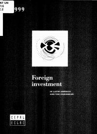 Imagen de portada: Foreign Direct Investment in Latin America and the Caribbean 1999 9789213633649