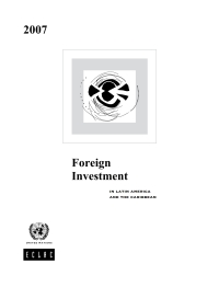 Omslagafbeelding: Foreign Direct Investment in Latin America and the Caribbean 2007 9789213633724