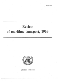 Omslagafbeelding: Review of Maritime Transport 1969