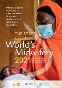 Omslagafbeelding: The State of the World's Midwifery 2021 9789211295092