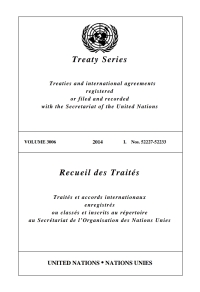 Cover image: Treaty Series 3006/Recueil des Traités 3006 9789219800809