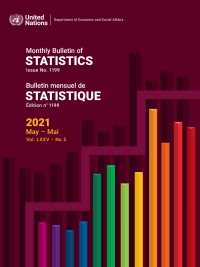 Cover image: Monthly Bulletin of Statistics, May 2021/Bulletin mensuel de statistiques, mai 2021 9789212591711