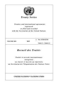 صورة الغلاف: Treaty Series 3039/Recueil des Traités 3039 9789219009950