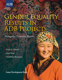 Cover image: Gender Equality Results in ADB Projects 9789290920502