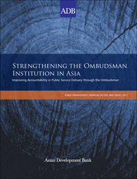 Cover image: Strengthening the Ombudsman Institution in Asia 1st edition 9789290923329