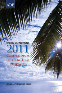 صورة الغلاف: Pacific Department 2011 Compendium of Knowledge Products 1st edition 9789290927327