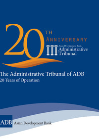 Cover image: The Administrative Tribunal of ADB 1st edition 9789290927440