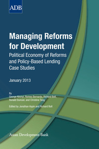 Cover image: Managing Reforms for Development 1st edition 9789290929451
