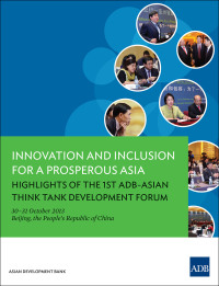 Titelbild: Innovation and Inclusion for a Prosperous Asia 9789292545406