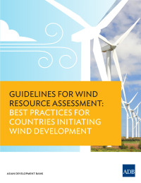 Imagen de portada: Guidelines for Wind Resource Assessment 9789292545628