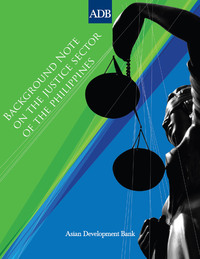 Imagen de portada: Background Note on the Justice Sector of the Philippines 1st edition 9789715618748