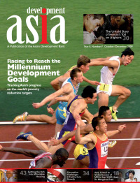 Imagen de portada: Development Asia—Racing to Reach the Millennium Development Goals 9789292574253