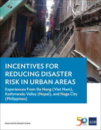 Cover image: Incentives for Reducing Disaster Risk in Urban Areas 9789292574772