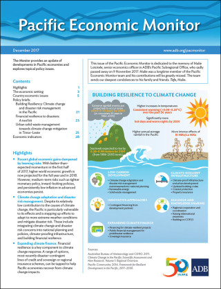 表紙画像: Pacific Economic Monitor December 2017 9789292610265