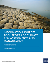 Omslagafbeelding: Information Sources to Support ADB Climate Risk Assessments and Management 9789292613587
