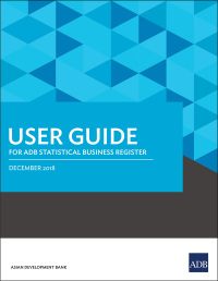 Imagen de portada: User Guide for ADB Statistical Business Register 9789292613860