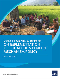 Imagen de portada: 2018 Learning Report on Implementation of the Accountability Mechanism Policy 9789292617028