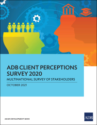 Omslagafbeelding: ADB Client Perceptions Survey 2020 9789292690878