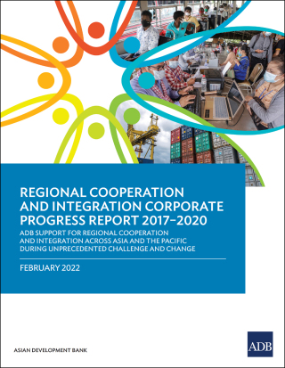 Imagen de portada: Regional Cooperation and Integration Corporate Progress Report 2017–2020 9789292693312