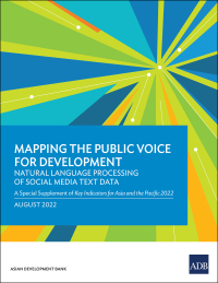 Imagen de portada: Mapping the Public Voice for Development—Natural Language Processing of Social Media Text Data 9789292697013