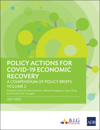 Titelbild: Policy Actions for COVID-19 Economic Recovery 9789292702151