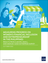 Imagen de portada: Measuring Progress on Women's Financial Inclusion and Entrepreneurship in the Philippines 9789292703547