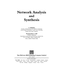 صورة الغلاف: Network Analysis And Synthesis Exp 9780070583634