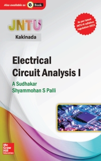 Imagen de portada: Electrical Cir Ana-I JNTUK14 3rd edition 9789339219406