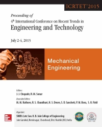 Cover image: ICRTET2015: MECHANICAL ENGINEERING EXP 9789339222895