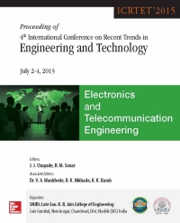 Cover image: ICRTET2015: ELECTRONICS AND TELECOMMUNICATION ENGINEERING E 9789339222956