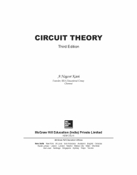 Cover image: Circuit Theory (Au 2016) 3rd edition 9789339224332