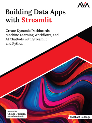 Cover image: Building Data Apps with Streamlit 1st edition 9789349887848