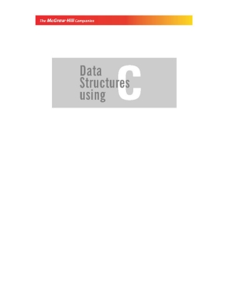Cover image: Data Structures Using C - EXP 9780070669192