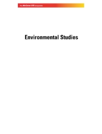 Cover image: Environmental Studies - EXP 9780071072656