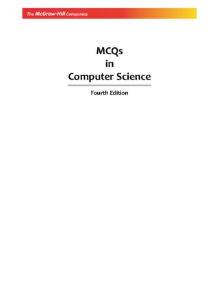 Omslagafbeelding: MCQs In Computer Science - EXP 4th edition 9780071077699