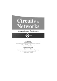 Cover image: CIRCUITS & NETWORKS EXP 3rd edition 9789352600557